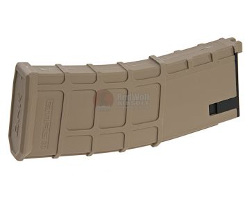 GHK M4 GMAG Green Gas Magazine (40 rounds, Compatible with G5) - TAN
