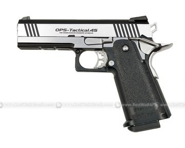 Tokyo Marui Hi Capa 4.3 GBB Airsoft Pistol (Dual Stainless Custom)