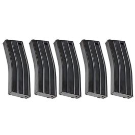 Arcturus M4 Magazine (Metal 30/130 rounds Variable Capacity EMM AEG Magazine) - Black (5PCS)