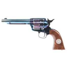 Umarex SAA .45 Co2 (6mm Version) Metal Revolver - Cowboy Police Version  (Blue / Brown) (by WinGun) | RedWolf