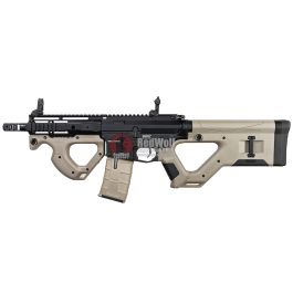 ICS Airsoft M4 CQR EBB Airsoft AEG Rifle w/ S3 Electronic Trigger - Tan  (Licensed by ASG HERA Arms)