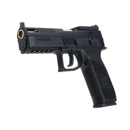 KJ Works P-09 CO2 GBB Airsoft Pistols (Optics Ready) - Black | RedWolf