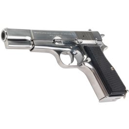 Marushin Browning Hi-Power モデルガン Marushin Browning Hi-Power Commercial Model Gun - Silver | RedWolf
