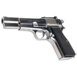Marushin Browning Hi-Power Military Model Gun - Silver | RedWolf