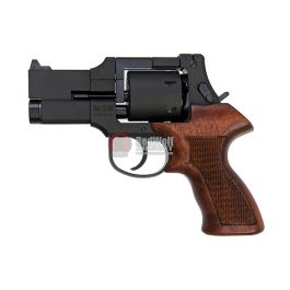 Marushin Mateba Gas Revolver 6 inch - Silver (Wood Grip