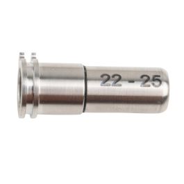 MAXX Adjustable Air Seal Nozzle for Airsoft AEG Series (22mm - 25mm) CNC Titanium
