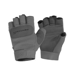 PENTAGON Duty Mechanic 1/2 Fingerless Gloves Breathable Fabric Cuff Elastic