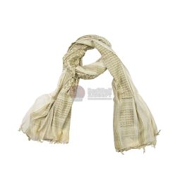 SilverBack Cotton Arab Shemagh Scarf XXL (Beige & Tan) | RedWolf