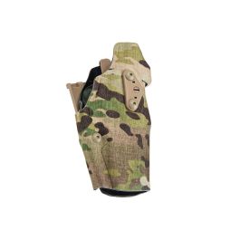 SAFARILAND 6354DO ALS Optic-Ready Tactical Holster (Model: GLOCK 17/22 with  M3 Weapon Light / Multicam / Right Hand), Tactical Gear/Apparel, Holsters -  Hard Shell -  Airsoft Superstore