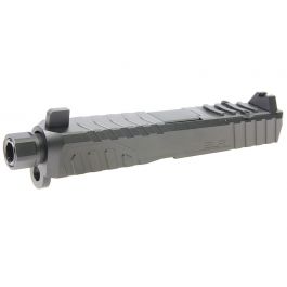 SLR Airsoft Slide with UMAREX Glock 19 Gen 3 GBB Pistol ( RMR Pre Cut ) (  Black ) ( JKA Custom )