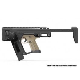 SRU Action Army AAP01 GBB Airsoft PDW Conversion Kit (Black) | RedWolf