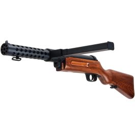 Snow Wolf Metal Bergmann MP-18 SMG Airsoft AEG - Real Wood (SW-021