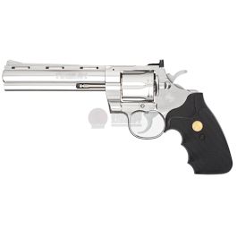 Tokyo Marui Python 357 Spring Airsoft Revolver (6 inch) - Stainless Silver  | RedWolf