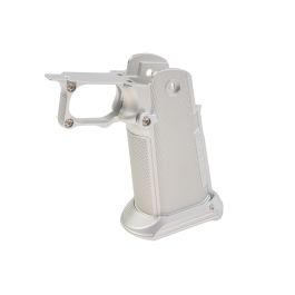 Dr. Black Tokyo Marui Hi Capa GBB Aluminum Grip (Type B, Silver