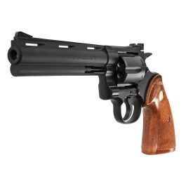 Tanaka Colt Python .357 Magnum R-Model 6 Inch Heavy Weight Gas Airsoft  Revolver - Black | RedWolf