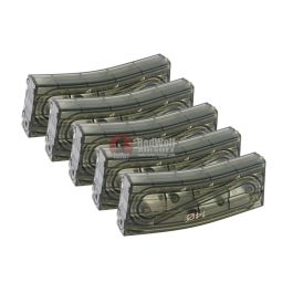 ARES M4 Magazine (140 rounds AEG Magazine) - 5pcs/box (Transparent)