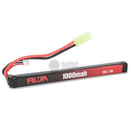 RWA Airsoft Lipo Battery 7.4V 1300mAh (20C, PEQ, Small Tamiya