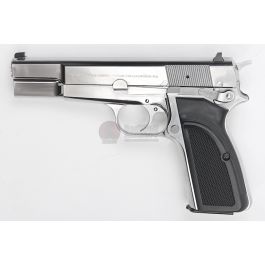 Tanaka Browning Hi-Power MK III Stainless GBB Airsoft Pistol ...