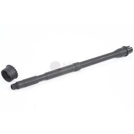 Z-Parts M4 Barrel Set (M4A1 Style, Steel, 14.5 inch) for Tokyo Marui M4 MWS GBBR Airsoft