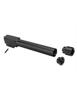 Nine Ball Non-Recoil 2 Way Outer Barrel w/ 14mm CCW Adapter for SIG Sauer M17 P320 GBB Airsoft - BK 0
