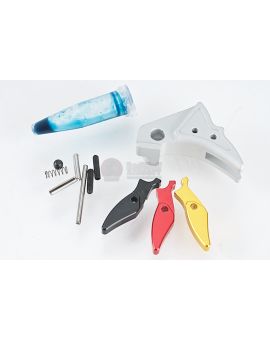 Guns Modify Aluminum Trigger for Tokyo Marui / VFC G Series SA Style - Silver