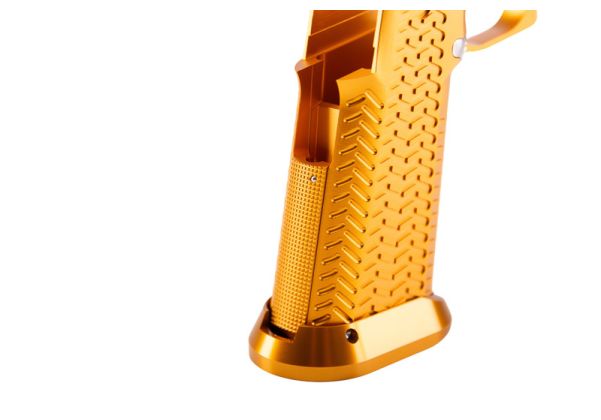 5KU Tokyo Marui Hi Capa GBB CNC Aluminum Grip (Type 6) - Gold