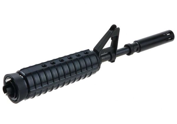 Angry Gun MWS Outer Barrel Front Set - XM177E2 Style (Steel, Black