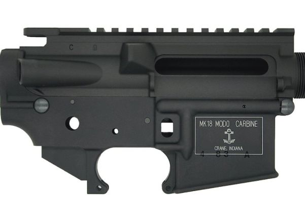 Angry Gun CNC Lower Receiver for Marui TM MWS / MTR GBB ( MK18 MOD 0 /  M16A1 MK12 ) ( Colt Licensed w/ Roll Marking Press )