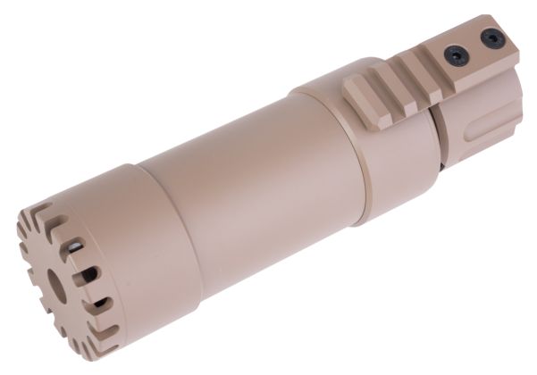 Angry Gun KWA MP9 / KSC TP9 Compact Suppressor - Tracer Ver. (FDE