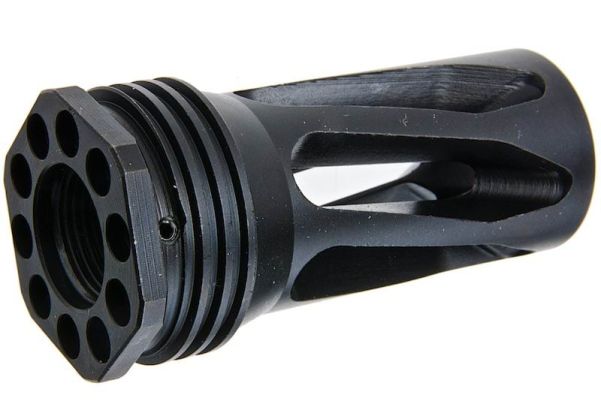 Angry Gun Tornado MK16 Flash Hider (Black, 14mm CCW) | RedWolf