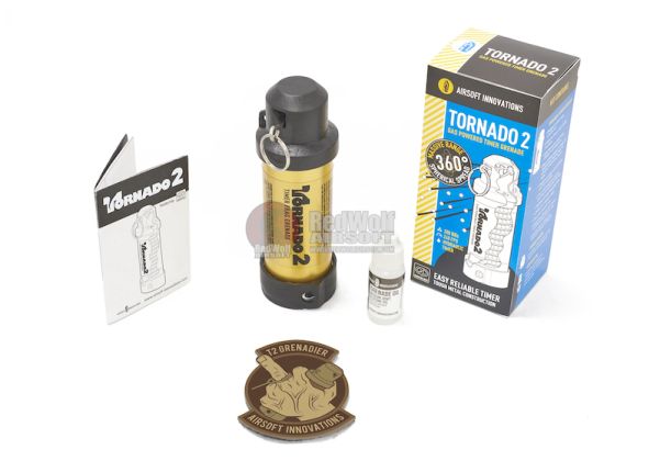 Airsoft innovations Tornado 2 Timer Frag Grenade - Gold
