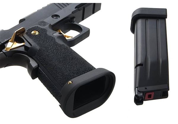 AW Custom Hi Capa 4.3 HX27 Green Gas Airsoft Pistol - (BK/GD