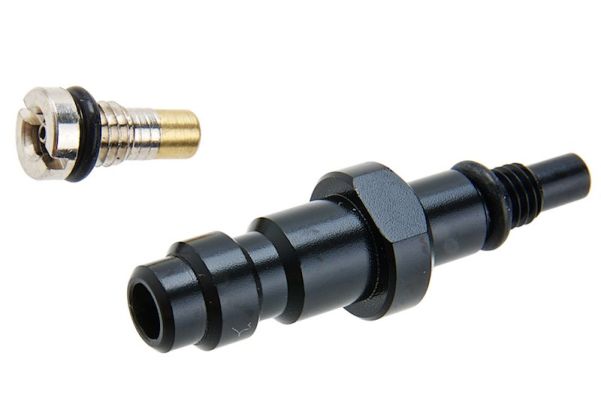 Adaptateur HPA Pour Chargeur Tokyo Marui - Valve QD, Laiton Nickelé