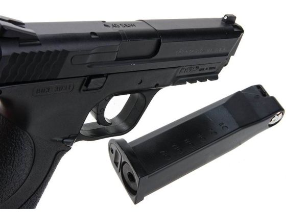 BONEYARD KWC S&W MP40 CO2 Airsoft Pistol (Fixed Metal Slide