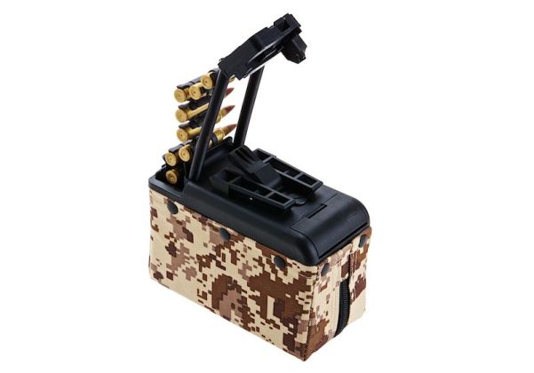 Battleaxe x T8 A&K MK46 Mod 0 Minimi AEG Drum Magazine (2000 rds