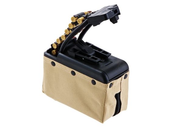 Battleaxe x T8 A&K MK46 Mod 0 Minimi AEG Drum Magazine (2000 rds