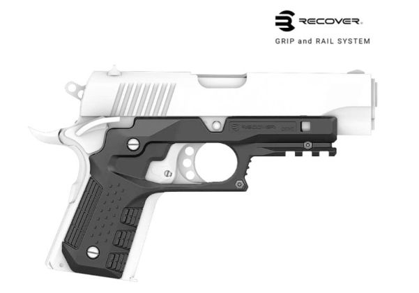 Recover Tactical Compact 1911 (Officer's Sized) CC3C Grip and Rail