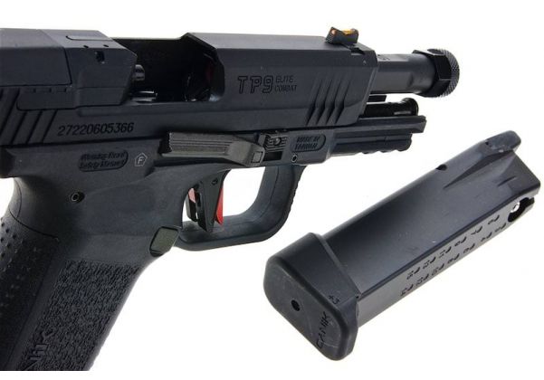 CANiK TP9 Elite Combat Green Gas Airsoft Pistol (Licensed by Cybergun) -  Black