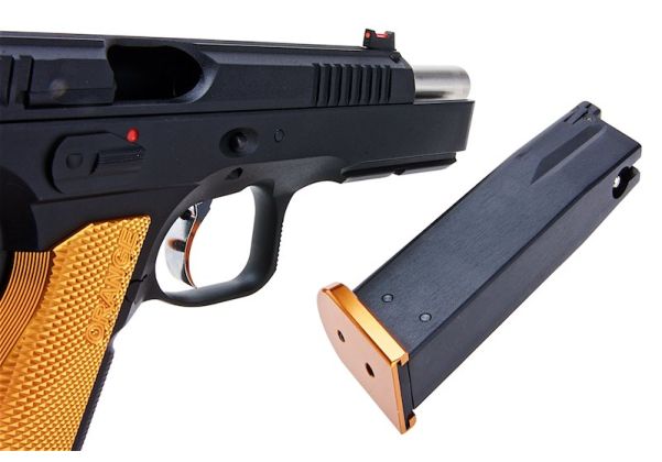 KJ Works CZ Shadow 2 GBB Airsoft Pistol (ASG Licensed) - Orange