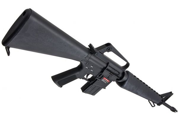 E&C M16VN Airsoft AEG Rifle EC319 (QD 1.5 Gearbox, Blank Marking) - Black