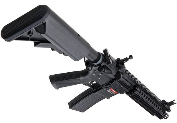 E&C MK18 MOD1 Airsoft M4 AEG Rifle EC603 (QD 1.5 Gearbox, Blank Marking) -  Black | RedWolf