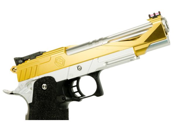 EDGE Hi Capa 5.1 Custom 'STRAT' 3.9 inch Frame - Aluminum, Grey