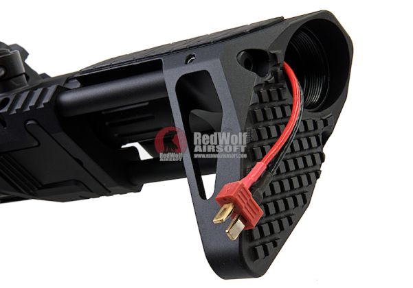EMG SAI GRY AR15 (M4) CQB Airsoft AEG Rifle with PDW Stock - Black