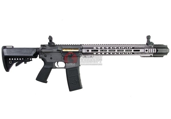 EMG SAI Licensed GRY AR15 (M4) Gen. 2 Carbine AEG with Crane Stock - Gray  (by G&P) | RedWolf