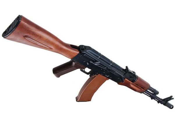 E&L AK-74N Airsoft AEG Rifle (Real Wood) - Black (EL-A102S) | RedWolf