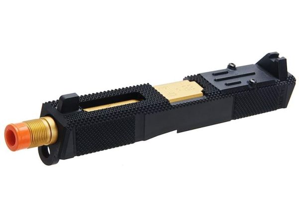 EMG SAI Utility Slide Kit (by G&P) - Gold Barrel for Umarex(VFC) G19 GEN 3  GBB Pistol (RMR) - US Version | RedWolf