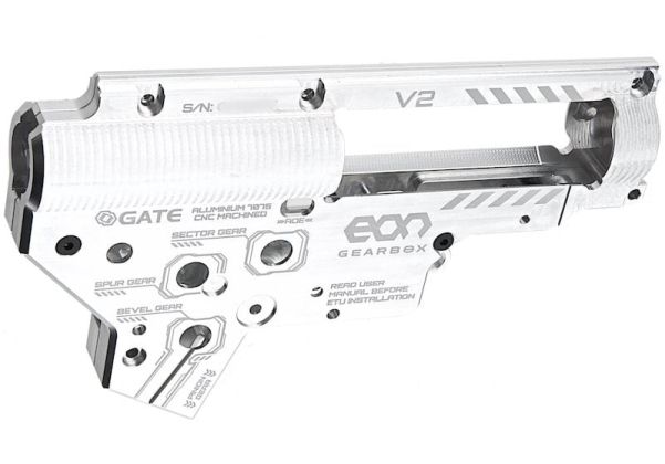 GATE EON Gearbox V2 - Silver (CNC) | RedWolf