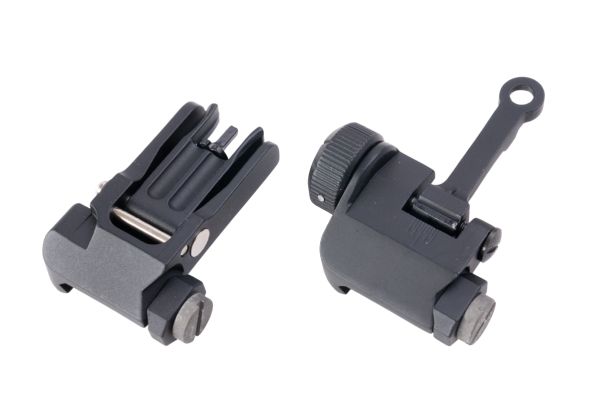 FCW KAC 300 Flip Up Front & Rear Sight - BK | RedWolf