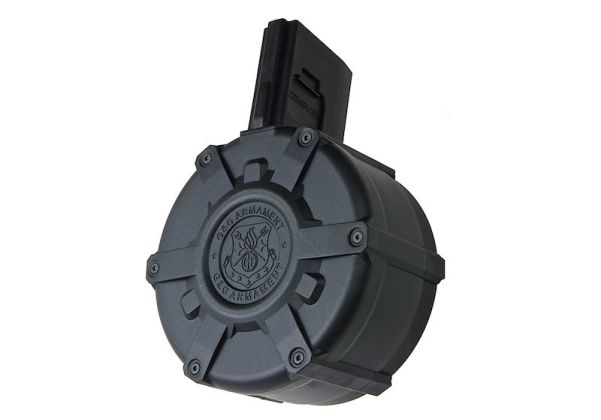 G&G M4 Drum Magazine (2300 rounds, Black) | RedWolf