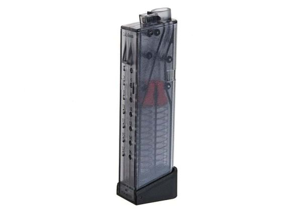 G&G ARP9 Magazine (68 rounds AEG Magazine) - Smoke Transparent